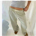 Women's Fashionable Loose High Waist Trousers - EX-STOCK CANADA
