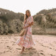 Women's Flowers Printed Dress Bohemian Irregular Beach Clothes - EX-STOCK Canada