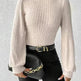 Women's French-style Long-sleeved Knitted Jumpsuit Top - EX-STOCK CANADA