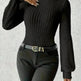 Women's French-style Long-sleeved Knitted Jumpsuit Top - EX-STOCK CANADA