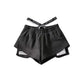 Women's High Waist Running Athletic Gym Hot Pants - EX-STOCK CANADA