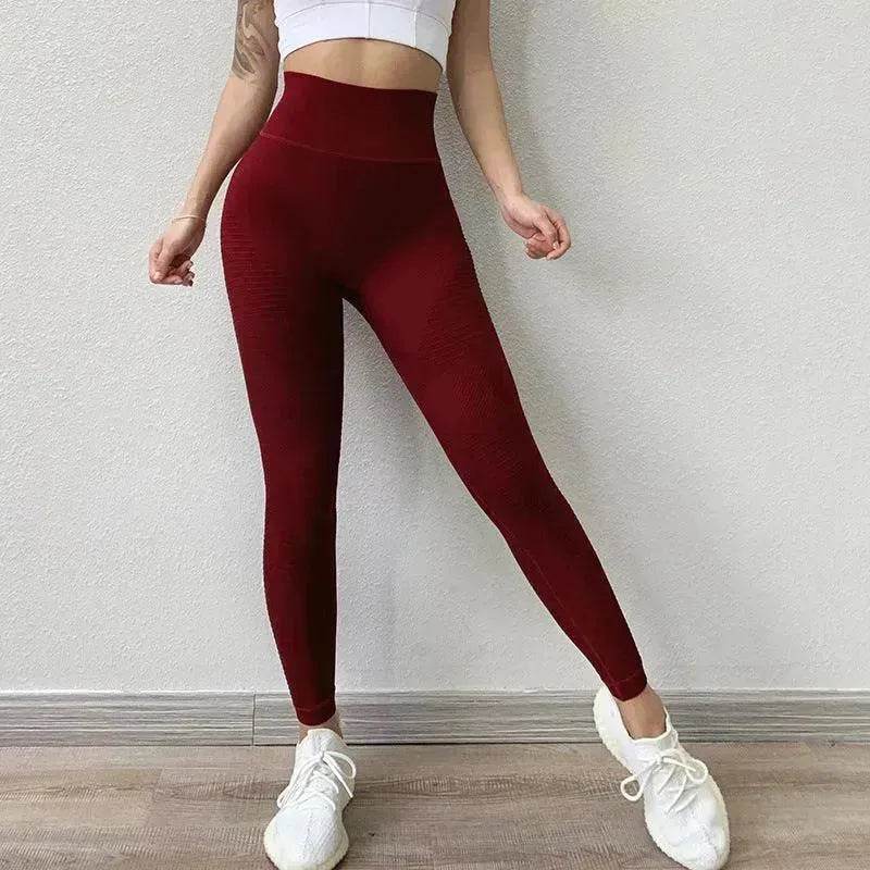 Women's high waist tummy gym pants - EX-STOCK Canada