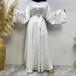 Women's Lace Up Satin Arab Dress - EX-STOCK CANADA