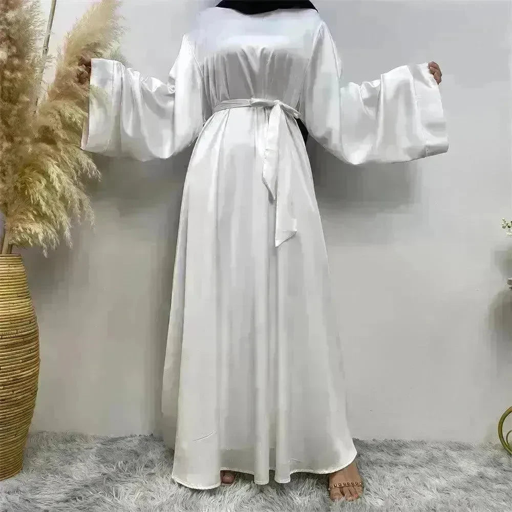 Women's Lace Up Satin Arab Dress - EX-STOCK CANADA
