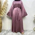 Women's Lace Up Satin Arab Dress - EX-STOCK CANADA