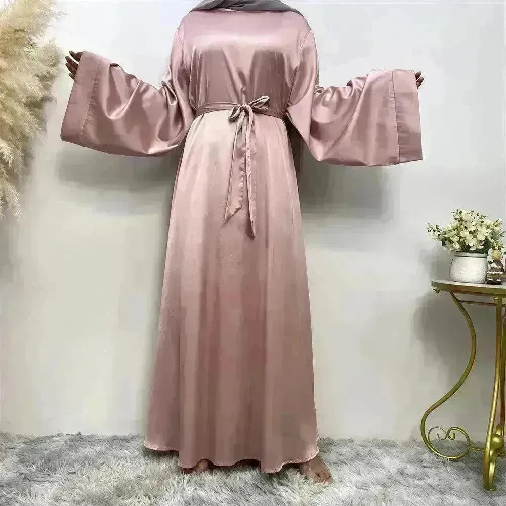 Women's Lace Up Satin Arab Dress - EX-STOCK CANADA