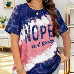 Women's Letter Printed Loose T-shirt - EX-STOCK CANADA