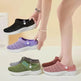 Women's Mesh Sandals Summer Breathable Lazy Slippers One-step Round Toe Half-slip Beach Slippers . - EX-STOCK Canada