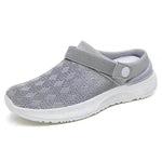 Women's Mesh Sandals Summer Breathable Lazy Slippers One-step Round Toe Half-slip Beach Slippers . - EX-STOCK Canada