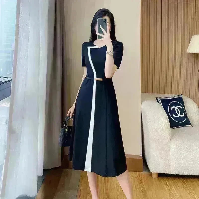 Women's Mid-Length Fashion Dress - EX-STOCK CANADA