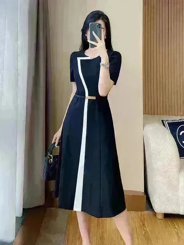 Women's Mid-Length Fashion Dress - EX-STOCK CANADA