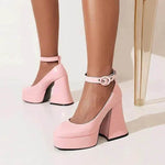 Women's Platform Thick Heel High Heel Shoes - EX-STOCK Canada