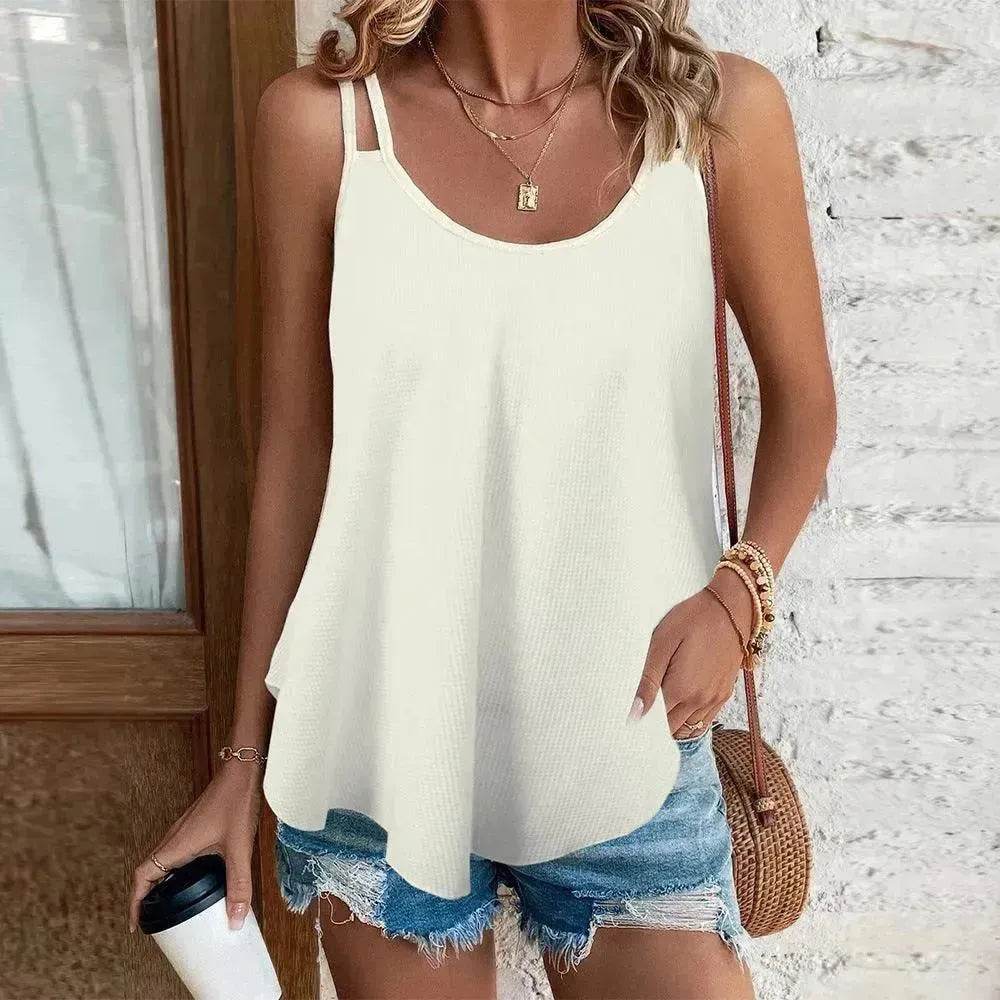 Women's Printed Knitted Vest Top - EX-STOCK Canada