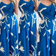 Women's Printed Suspender Waist Wide-leg Jumpsuit - EX-STOCK CANADA