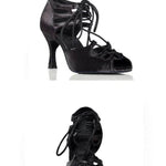 Women's Red Low Heel Dance Shoes High Heel - EX-STOCK Canada