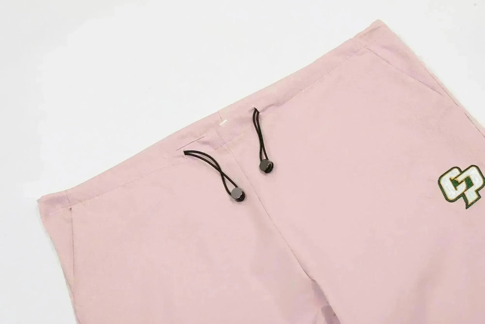 Women's Retro Pleated Pink Overalls - EX-STOCK CANADA