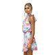 Women's Slant Shoulder Lace-up Printed Casual Loose Summer Vacation Mini Dress - EX-STOCK CANADA