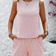 Women's Sleeveless Tank Top Shorts Striped Two-piece Suit - EX-STOCK CANADA