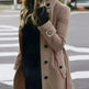 Women's Solid Color Slim-fit Woolen Coat - EX-STOCK CANADA