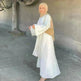 Women's Solid Color Two-piece Arab Suit - EX-STOCK CANADA