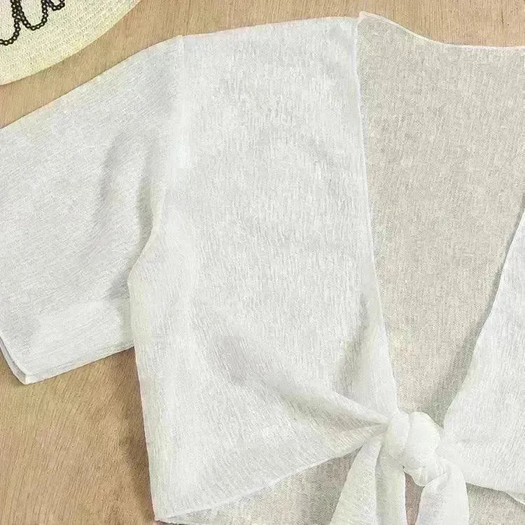 Women's Solid Color Two-piece Swimsuit Sun-proof Beach Dress - EX-STOCK CANADA