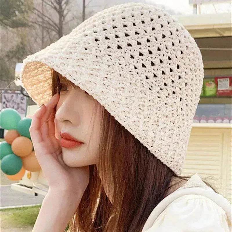 Women's Spring And Summer Hollow Sun Protection Hat - EX-STOCK Canada