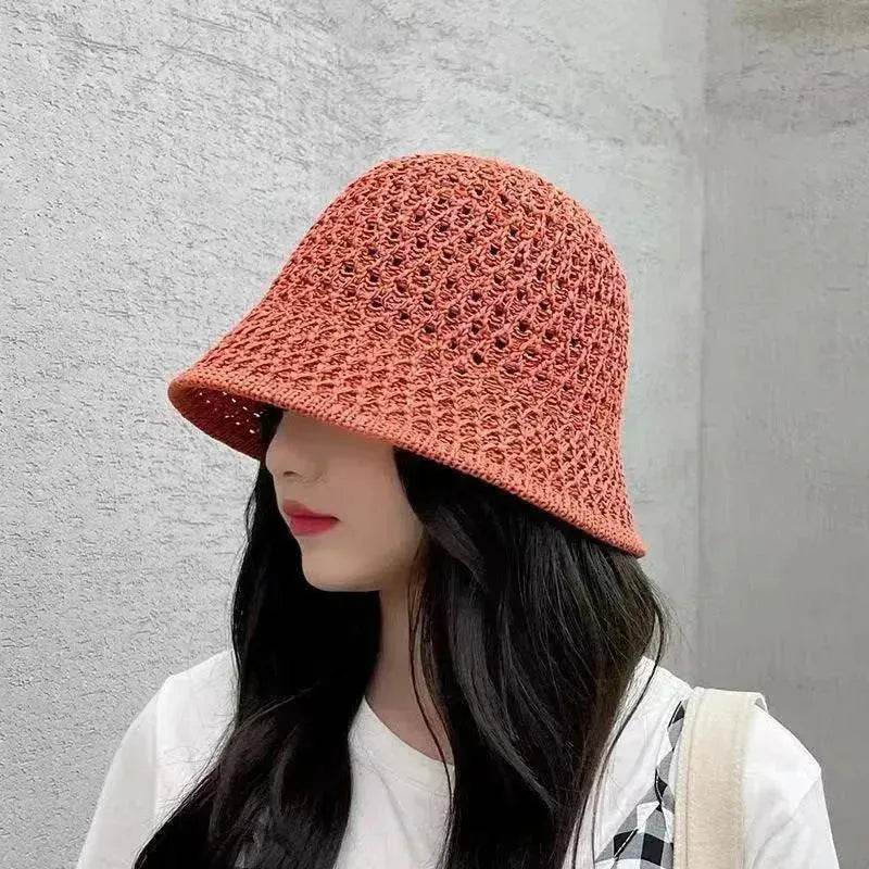 Women's Spring And Summer Hollow Sun Protection Hat - EX-STOCK Canada