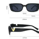 Women's Square Hip Hop Jelly Sunglasses - EX-STOCK Canada