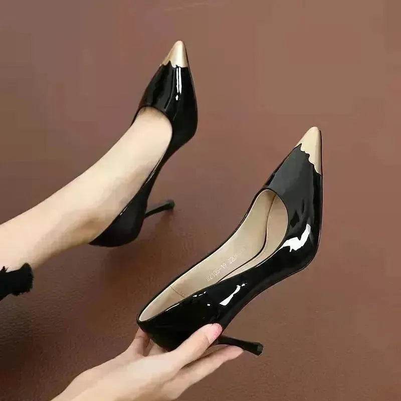 Women's Stiletto High Heels Korean Style Fashion Commuter Shoes - EX-STOCK Canada