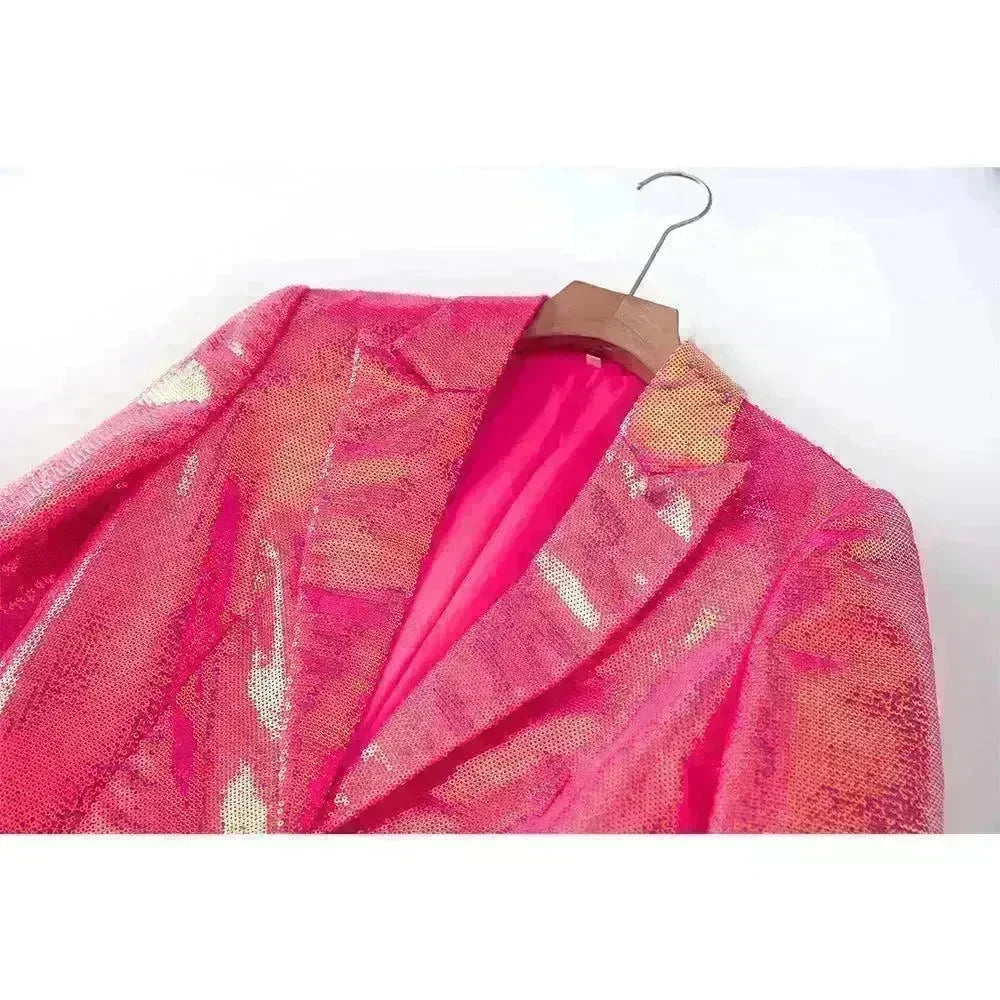 Women's Suit Coat Shorts and Blazer Fashion Suit Two-piece Suit - EX-STOCK CANADA