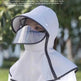 Women's Summer Wide Brim Biking Face-covering Mask Sun Protection Hat - EX-STOCK Canada