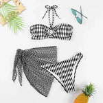 Women's Two-piece Swimsuit Bikini Tube Top Three-piece Suit - EX-STOCK Canada