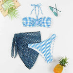 Women's Two-piece Swimsuit Bikini Tube Top Three-piece Suit - EX-STOCK Canada