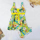 Women's V-neck Printed Split Bikini Swimsuit - EX-STOCK Canada