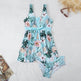 Women's V-neck Printed Split Bikini Swimsuit - EX-STOCK Canada