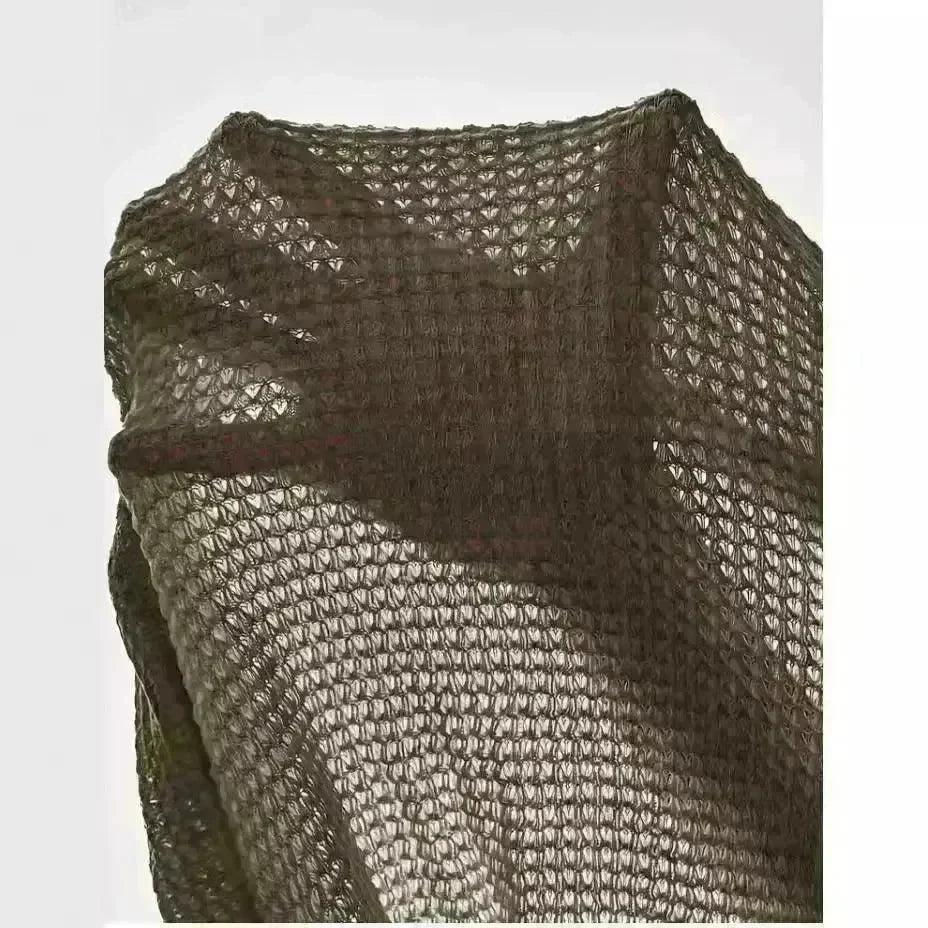 Women's V-neck Solid Color Fashion Knitted Blouse - EX-STOCK CANADA