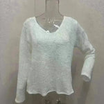 Women's V-neck Solid Color Fashion Knitted Blouse - EX-STOCK CANADA