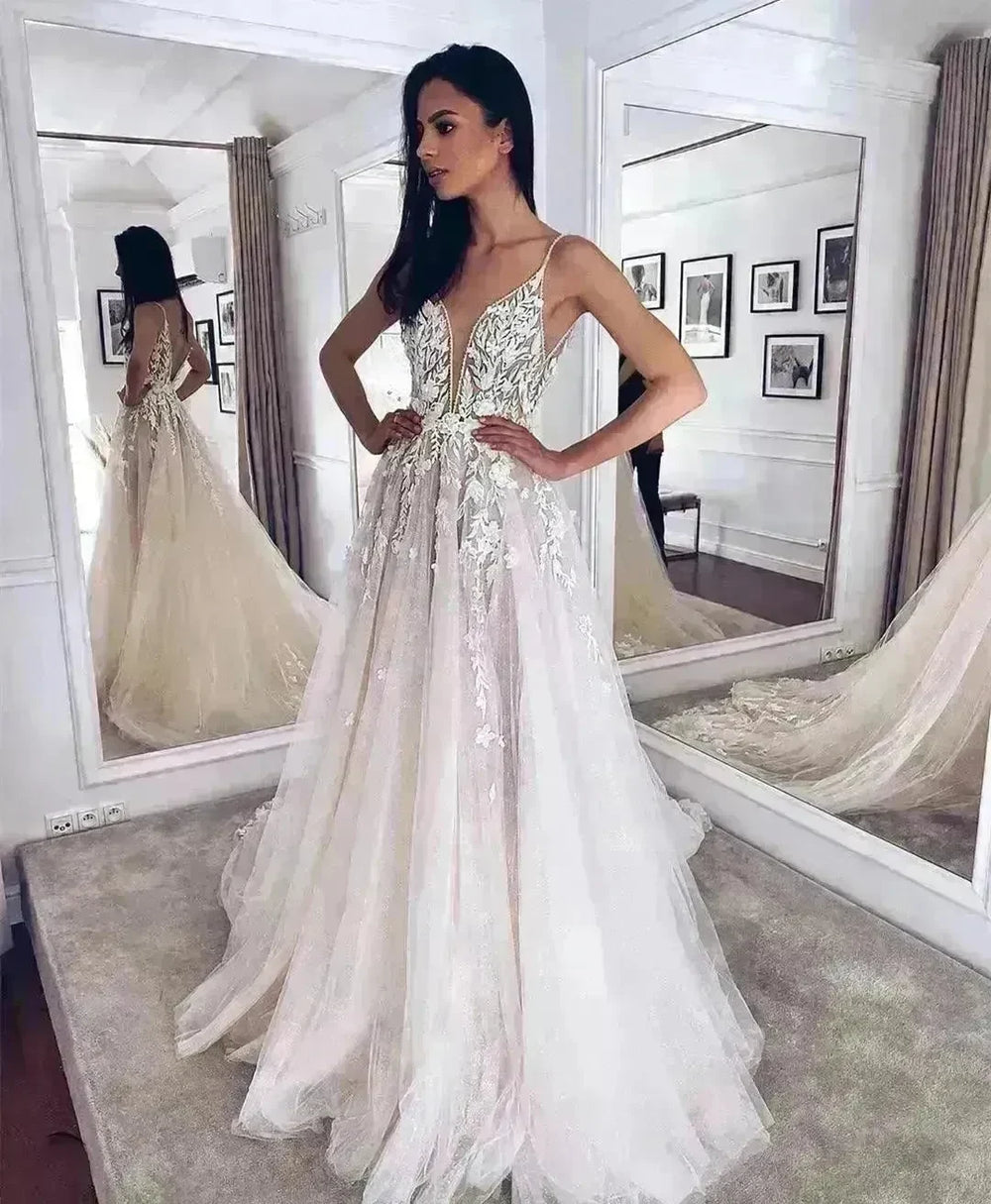 Women's White Evening Gown Wedding Dress - EX-STOCK CANADA