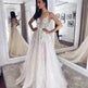 Women's White Evening Gown Wedding Dress - EX-STOCK CANADA