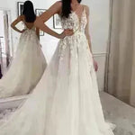 Women's White Evening Gown Wedding Dress - EX-STOCK CANADA