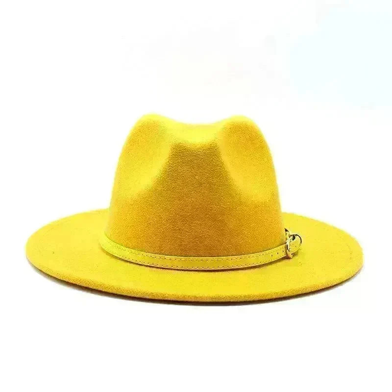 Women's Woolen Big Brimmed Jazz Felt Style Hat - EX-STOCK CANADA