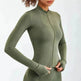 Women Yoga Zipper Long-sleeved Gym Exercise Fitness Suit - EX-STOCK Canada