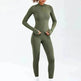 Women Yoga Zipper Long-sleeved Gym Exercise Fitness Suit - EX-STOCK Canada