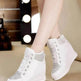 Womens Sneakers Shoes High Top Wedge Platform Heels Rhinestone - EX-STOCK Canada