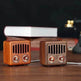 Wooden Bluetooth Speakers Retro Solid Wooden Audio With Radio Card - EX-STOCK Canada
