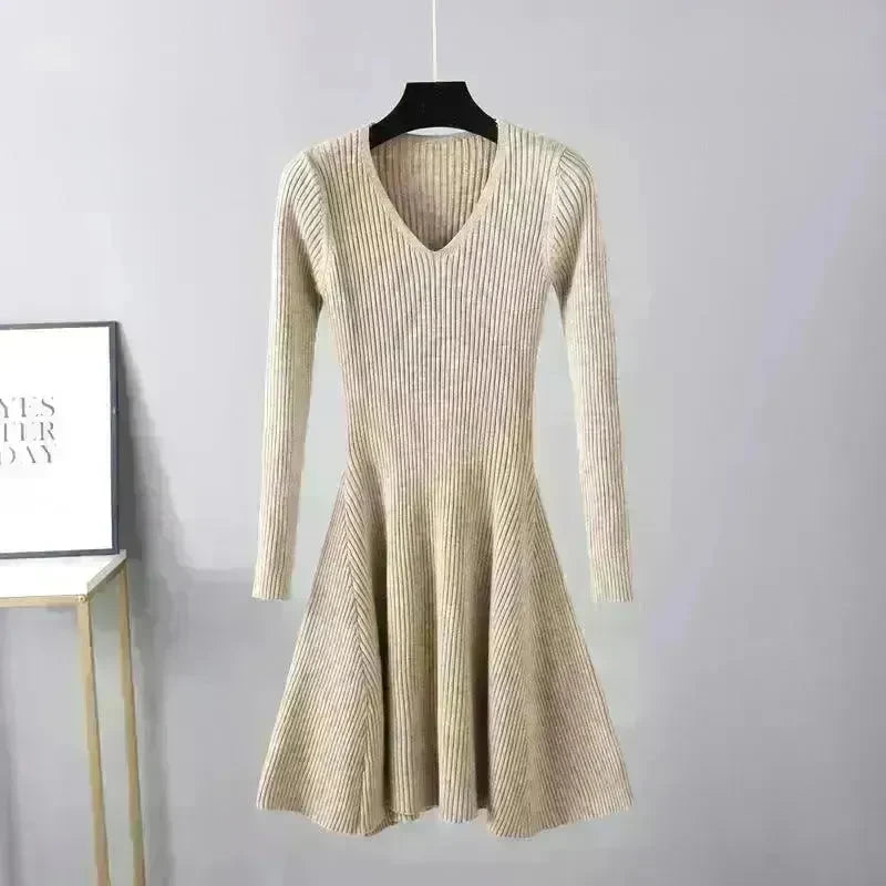 Woolen Skirt Base Knitting Women's Dress - EX-STOCK CANADA