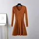 Woolen Skirt Base Knitting Women's Dress - EX-STOCK CANADA