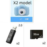 X2 HD Mini Children Cartoon Kids Digital Camera - EX-STOCK Canada