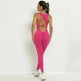 Yoga Jumpsuit V-shaped Back Design Sleeveless Fitness Running Sportswear Stretch Tights Pants For Womens Clothing - EX-STOCK CANADA