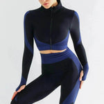Yoga sets female sport gym suit - EX-STOCK Canada